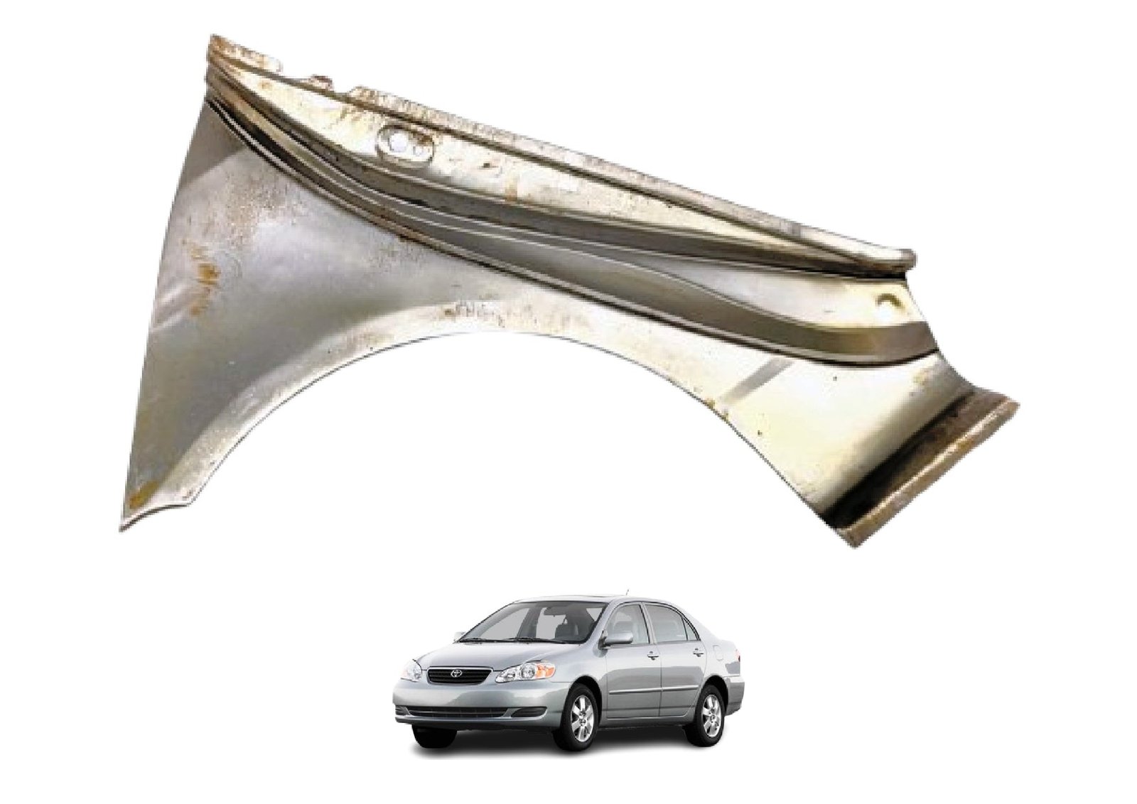 SIDE PANEL PIECE COMPLETE COROLLA 2002-2008