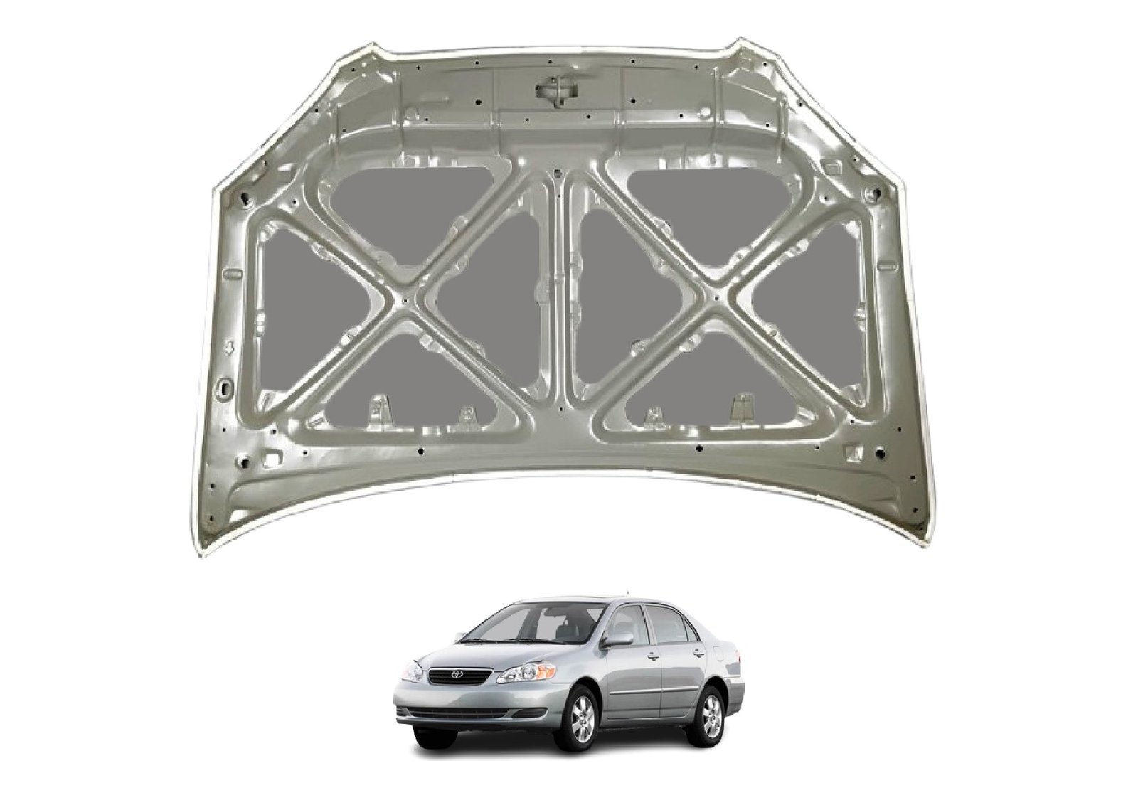 HOOD COROLLA 2002-2008