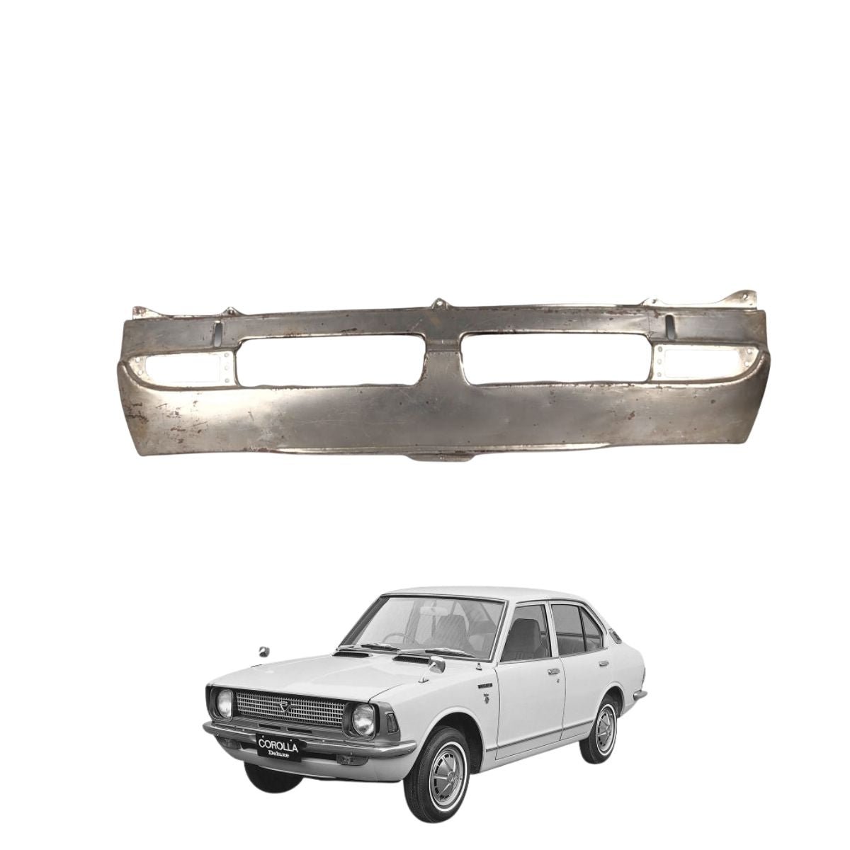 FRONT BUMPER SHEILD COROLLA 74